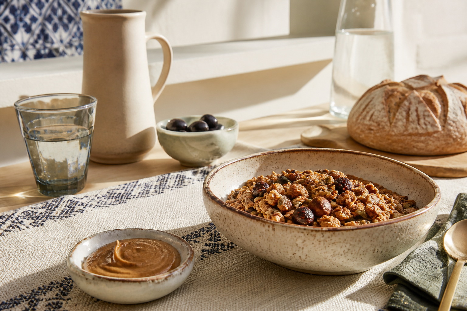 Petit-déjeuner contemporain inspiré des tables marocaines